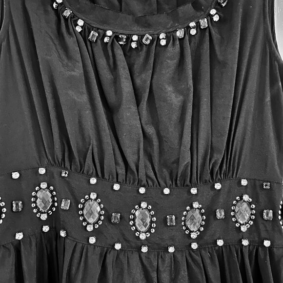 **XOYA Embellished Black Mini Dress – Size XS - Picture 4 of 4